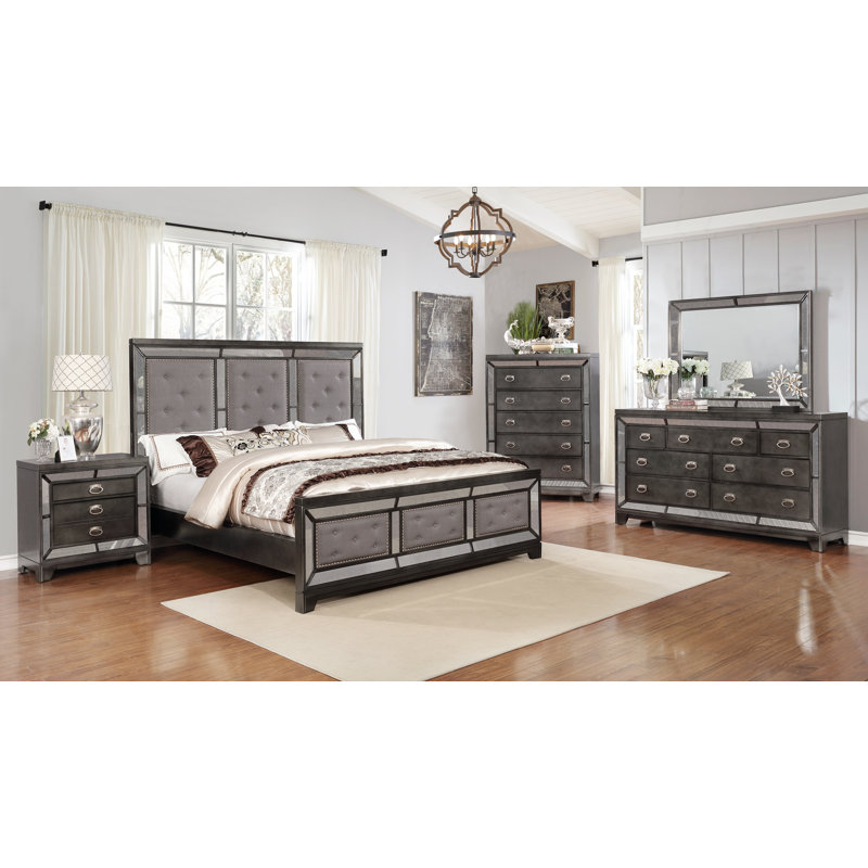 Everly Quinn Dania Standard 3 Piece Bedroom Set Wayfair